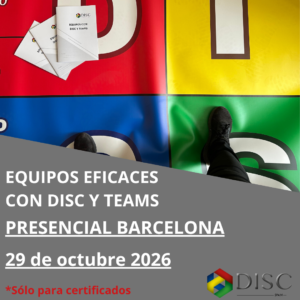 EQUIPOS EFICACES CON DISC - Barcelona 29 de octubre 2026