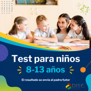 TEST DISC PARA NIÑOS Test conductual niños 8-13 años
